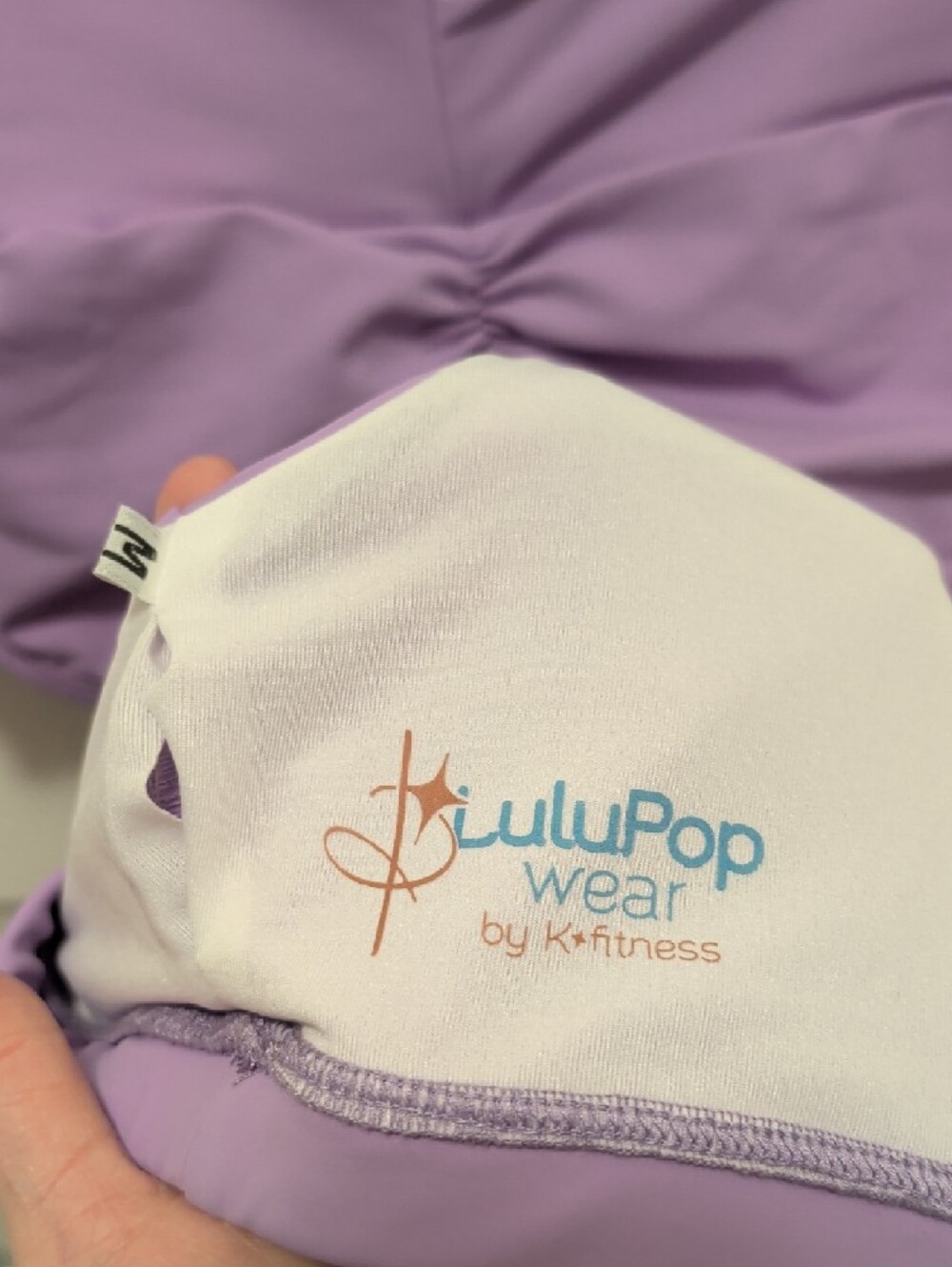 Lulupop Lilac and White Pole Fitness Outfit - Picture 3 of 16